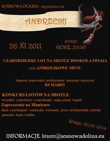 zobacz info Lokale Andrzejki 2011 