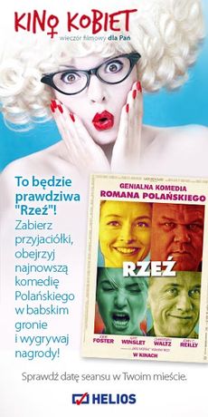 Helios Kielce Kino Kobiet -  a w nim film Rzeź 