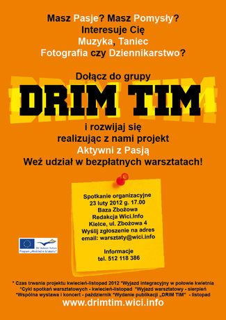 Baza Zbożowa Kultura Drim Tim - bezpłatne warsztaty 