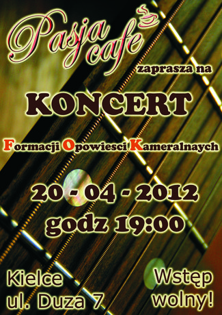 Cafe Pasja Muzyka FOK - koncert 