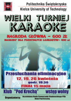 Pod Krechą Kabaret Finał Wiosennego Turnieju Karaoke 