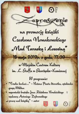 Miejskie Centrum Kultury, Skarżysko-Kamienna Literatura Promocja książki Czesława Nowakowskiego 