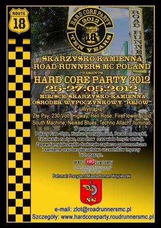 zobacz info Sport i Rekreacja Road Runners Hard Core Party 2012 Skarżysko-Kamienna 