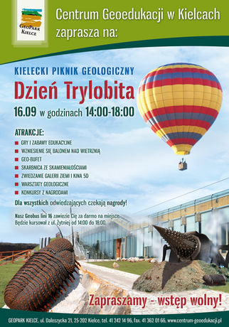 Centrum Geoedukacji Kielce Dzień trylobita - piknik geologiczny 