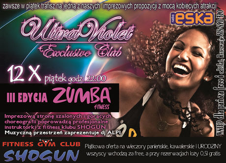 Ultra Violet Taniec Zumba Fitness 