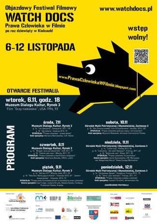 zobacz info Kultura Dyskusje na festiwalu Watch Docs 