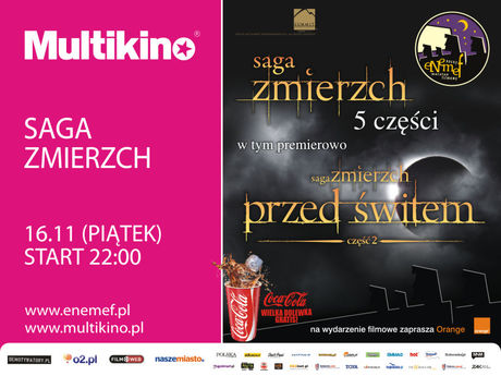 Multikino Kino ENEMEF Saga Zmierzch w Multikinie 