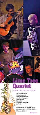 Zespół Państwowych Szkół Muzycznych w Kielcach Muzyka Lime Tree Quartet - Festiwal Gitara Viva! 2013 
