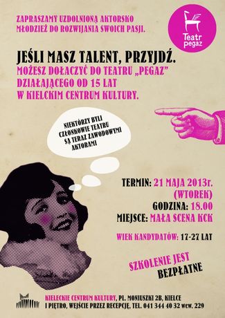Kieleckie Centrum Kultury Teatr Nabór do teatru 