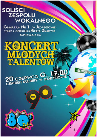 Centrum Kultury, Jędrzejów Muzyka Koncert Młodych Talentów 