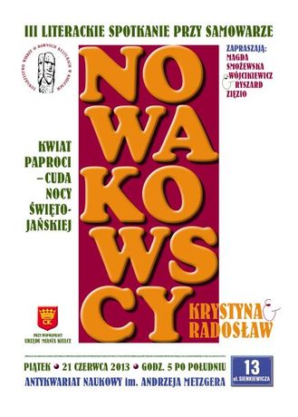 Antykwariat A. Metzgera Kultura Spotkanie przy samowarze - Nowakowscy 