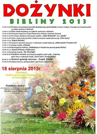 Bieliny Świętokrzyskie Dożynki Gminne - Bieliny 2013 