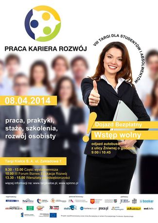 Targi Kielce Targi Targi Praca Kariera Rozwój 2014 dla studentów i absolwentów 