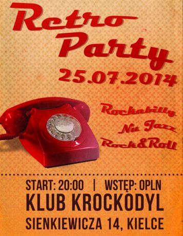 Klub Krockodyl Muzyka RETRO PARTY @ KROCKODYL 