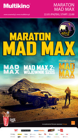 Multikino Kielce ENEMEF: Maraton Mad Max z premierą Na drodze gniewu 