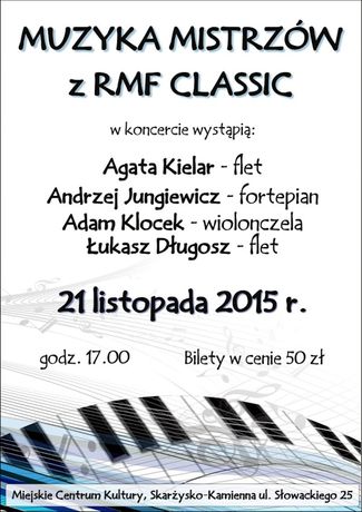 Miejskie Centrum Kultury, Skarżysko-Kamienna Muzyka Muzyka Mistrzów z RMF Clasic 