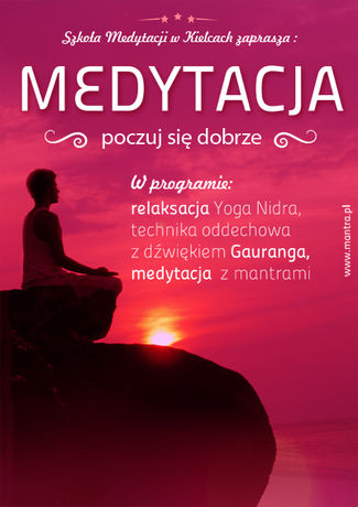 zobacz info Kultura Medytacja - poczuj się dobrze 