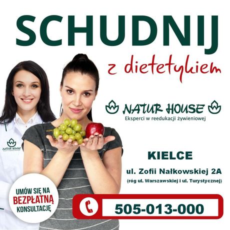 zobacz info Kielce Bezpłatne konsultacje z dietetykiem 