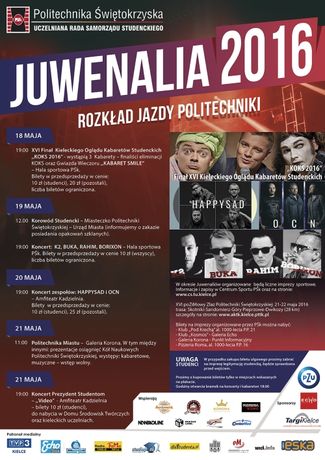 zobacz info Kultura Juwenalia 2016/Politechnika 