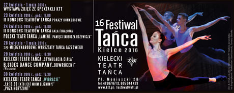 Kielecki Teatr Tańca Taniec 16 Festiwal Tańca KIELCE 2016 