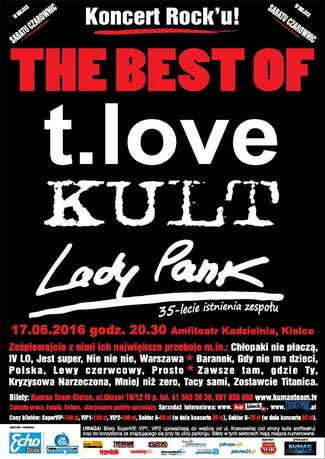Amfiteatr Kadzielnia Muzyka The Best Of - T. LOVE, KULT, LADY PANK 