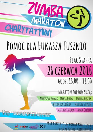 Miejskie Centrum Kultury, Skarżysko-Kamienna Sport i Rekreacja Charytatywny Maraton ZUMBA 