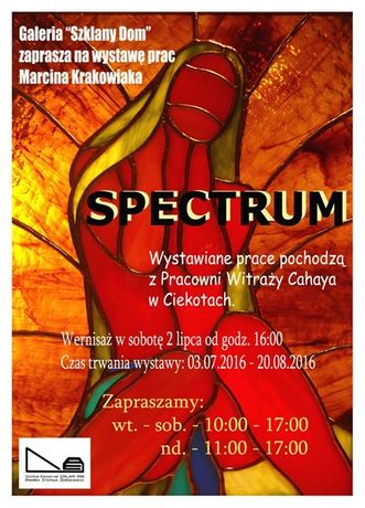 Centrum Edukacyjne - Szklany Dom Sztuki plastyczne Marcin Krakowiak - Spectrum 