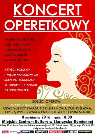 Miejskie Centrum Kultury, Skarżysko-Kamienna Muzyka Gala Operetkowa 