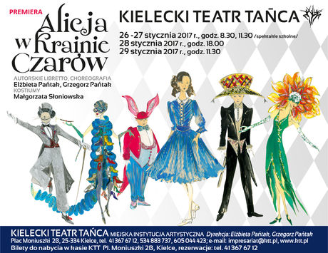 Kielecki Teatr Tańca Taniec Alicja w Krainie Czarów - premiera 