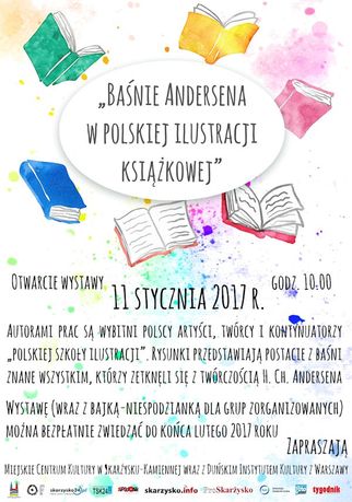 Miejskie Centrum Kultury, Skarżysko-Kamienna Sztuki plastyczne Baśnie Andersena w polskiej ilustracji książkowej 