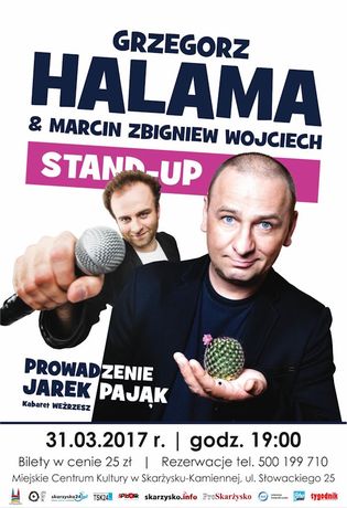 Miejskie Centrum Kultury, Skarżysko-Kamienna Kabaret Stand UP - Halama&Marcin Zbigniew Wojciech 