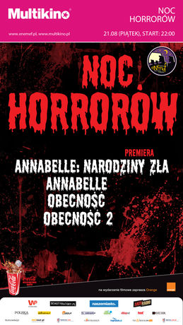 Multikino Kino ENEMEF: Noc horrorów z premierą Annabelle 