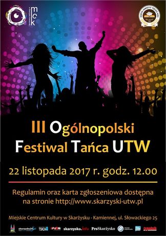 Miejskie Centrum Kultury, Skarżysko-Kamienna Taniec III Ogólnopolski Festiwal Tańca UTW 