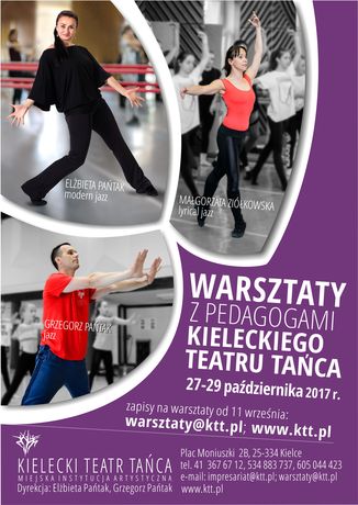Kielecki Teatr Tańca Taniec Warsztaty z pegagogami Kieleckiego Teatru Tańca 
