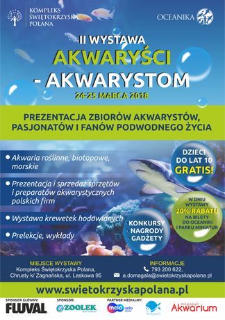  Targi II Wystawa Akwaryści-Akwarystom 24-25 marca 2018 