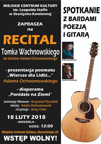 Miejskie Centrum Kultury, Skarżysko-Kamienna Muzyka Recital Tomka Wachnowskiego 