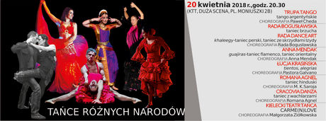 Kielecki Teatr Tańca Taniec 18 Festiwal Tańca Kielce 2018/ Tańce Różnych Narodów 