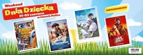 Helios Kino Weekend Dnia Dziecka 