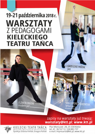 Kielecki Teatr Tańca Taniec Warsztaty z Pedagogami Kieleckiego Teatru Tańca 