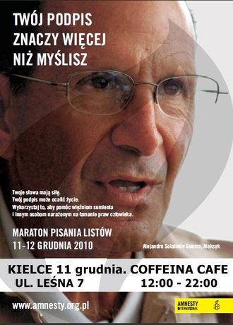 Coffeina Cafe Kielce Maraton Pisania Listów 