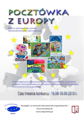 Miejska Biblioteka Publiczna Sztuki plastyczne Pocztówka z Europy