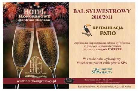Hotel Kongresowy - Exbud Lokale Bal Sylwestrowy 2010/2011 